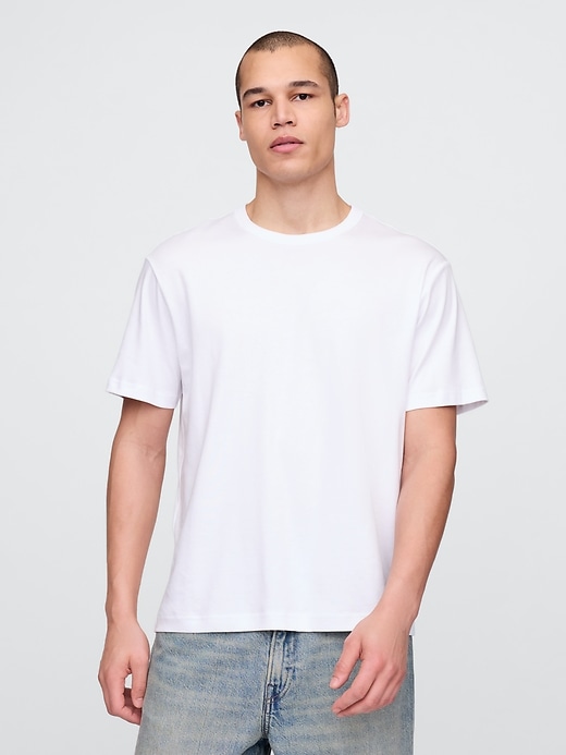 Image number 1 showing, Supima® Cotton Relaxed T-Shirt