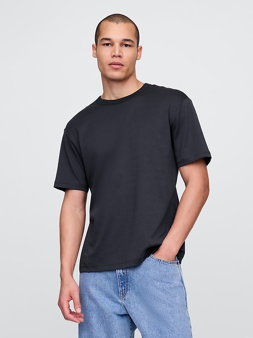 Image number 1 showing, Supima® Cotton Relaxed T-Shirt