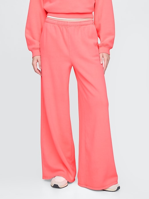 Image number 2 showing, VintageSoft Baggy Wide-Leg Sweatpants