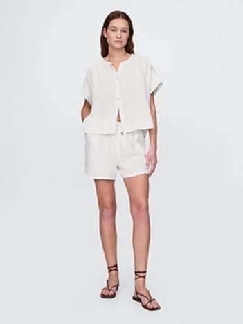 Cotton Gauze Easy Shorts