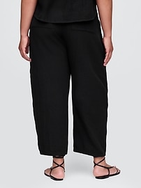 Crinkle Gauze Easy Barrel Pants