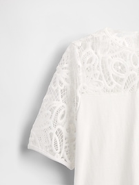 Organic Cotton VintageSoft Heavyweight Lace Top