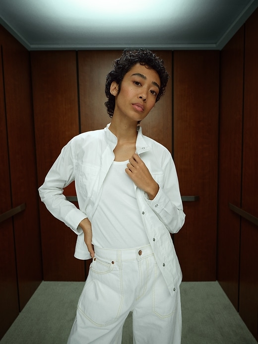 Image number 6 showing, Gap × HFR Structured Shirt Jacket by Richfresh