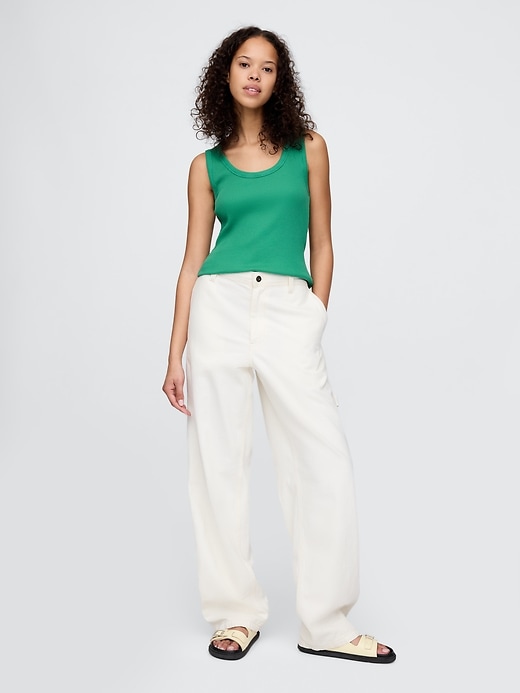 Image number 2 showing, Rib Scoop Tank Top