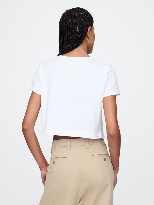 Image number 3 showing, Organic Cotton VintageSoft Cropped T-Shirt