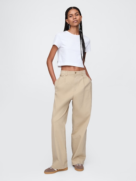 Image number 2 showing, Organic Cotton VintageSoft Cropped T-Shirt