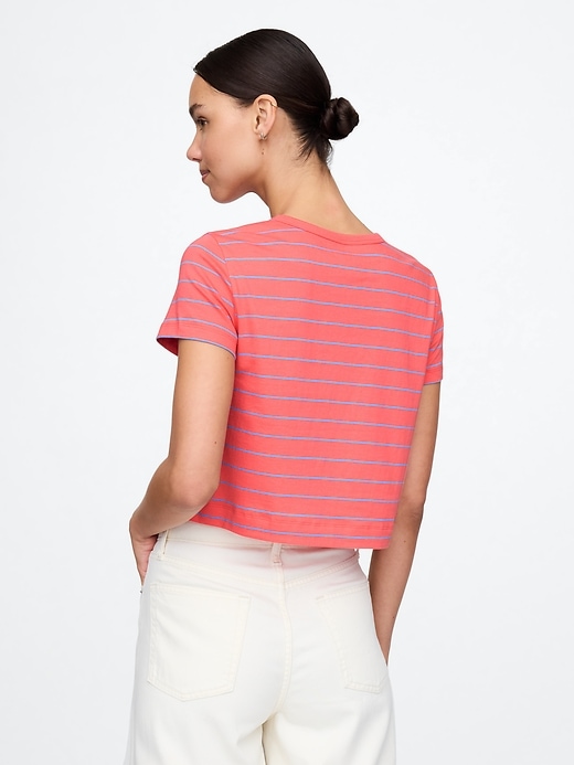 Image number 3 showing, Organic Cotton VintageSoft Cropped T-Shirt