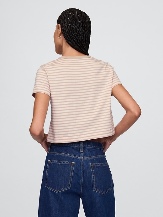 Image number 3 showing, Organic Cotton VintageSoft Cropped T-Shirt