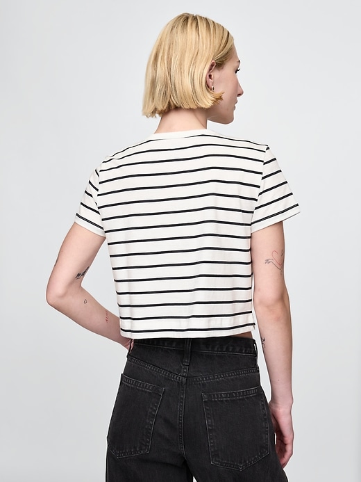 Image number 3 showing, Organic Cotton VintageSoft Cropped T-Shirt