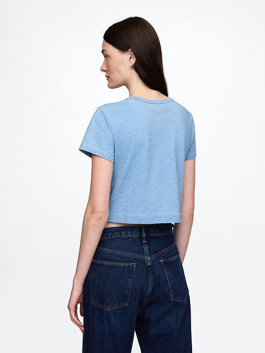 Image number 3 showing, Organic Cotton VintageSoft Cropped T-Shirt