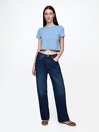 Organic Cotton VintageSoft Cropped T-Shirt