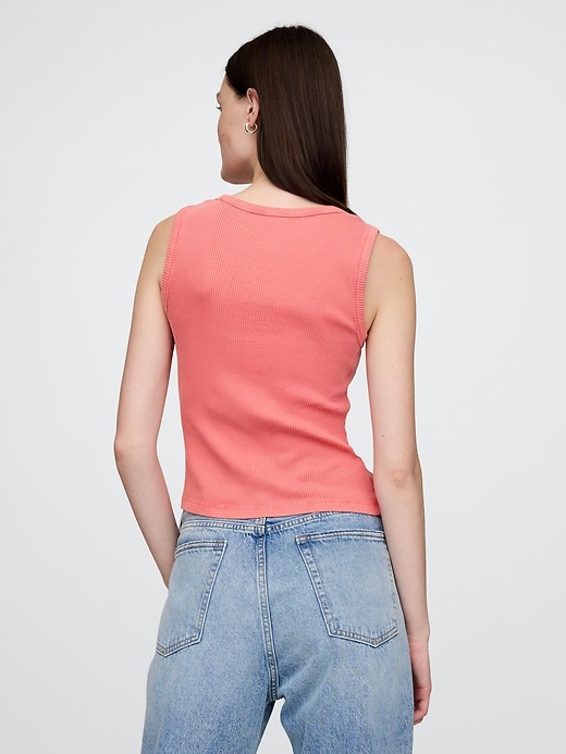 Image number 3 showing, Rib Scoop Tank Top