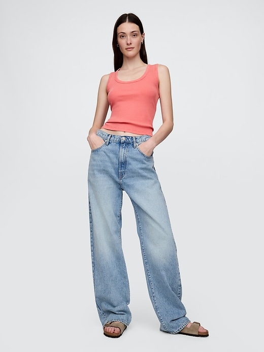 Image number 2 showing, Rib Scoop Tank Top