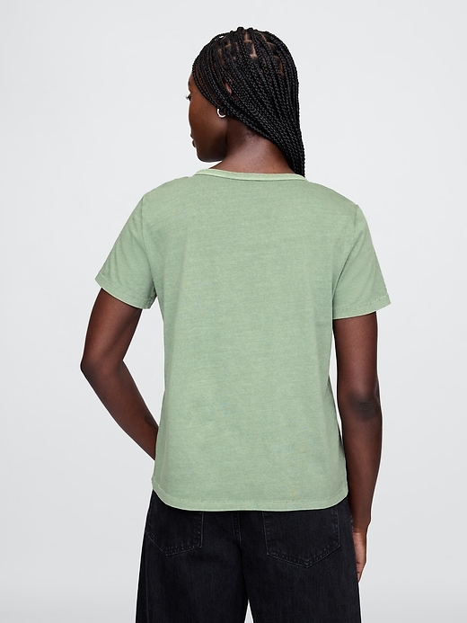 Image number 3 showing, Organic Cotton VintageSoft V-Neck T-Shirt