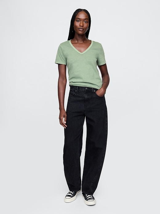 Image number 2 showing, Organic Cotton VintageSoft V-Neck T-Shirt