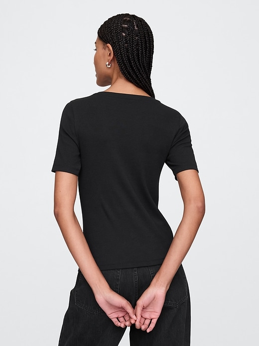 Image number 3 showing, Modern V-Neck T-Shirt