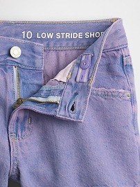 Kids Low Rise Stride Denim Shorts
