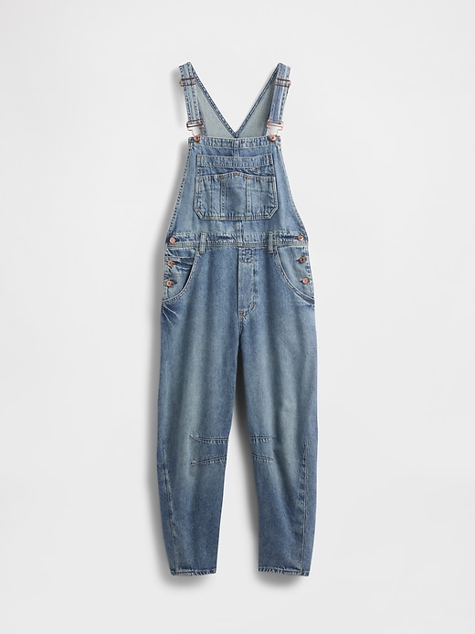 Image number 7 showing, UltraSoft Denim Horseshoe Overalls