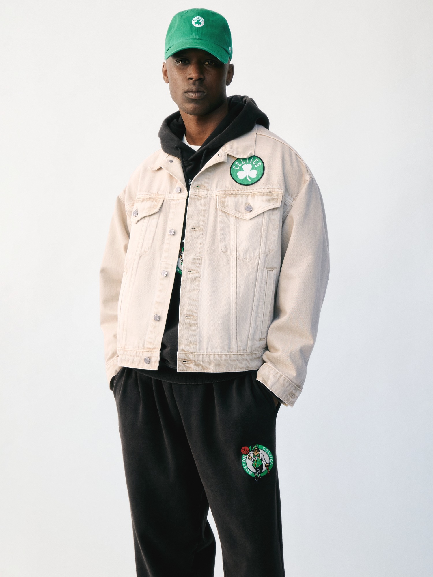 Мужская куртка Gap NBA Miami Heat Icon Denim Jacket, цвет: Boston Celtics — фото 6
