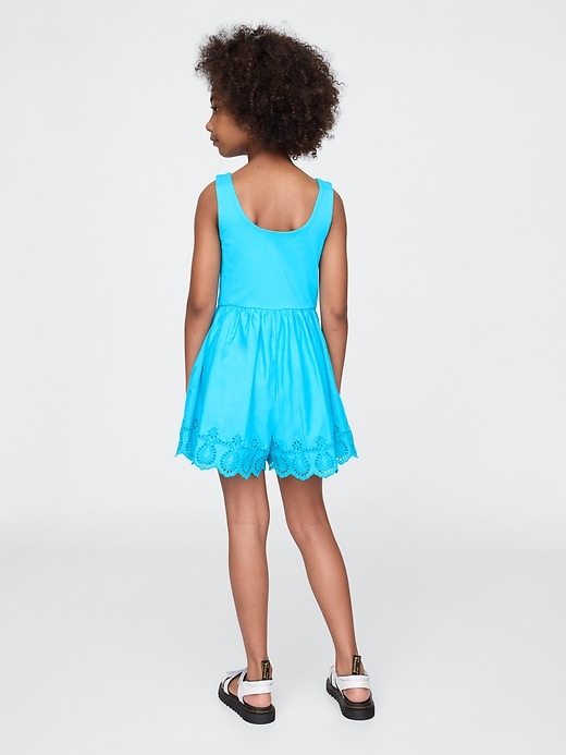 Image number 3 showing, Kids Mixed Media Romper