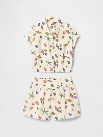 Kids Crinkle Gauze Outfit Set