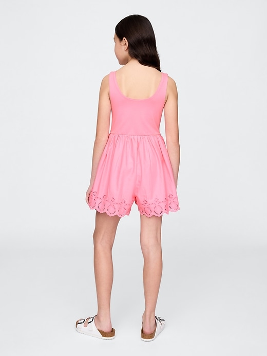 Image number 3 showing, Kids Mixed Media Romper
