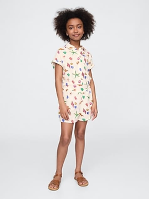 Kids Crinkle Gauze Outfit Set