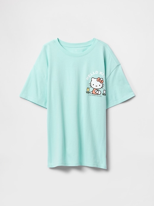 Image number 2 showing, Kids Hello Kitty Logo Graphic Tunic T-Shirt