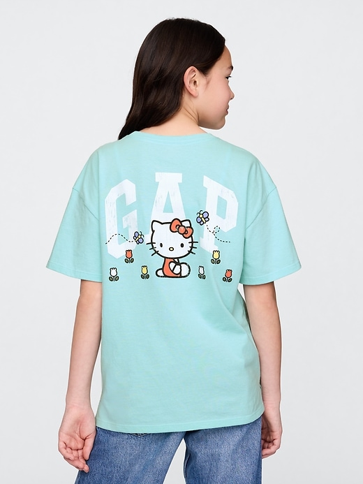 Image number 3 showing, Kids Hello Kitty Logo Graphic Tunic T-Shirt