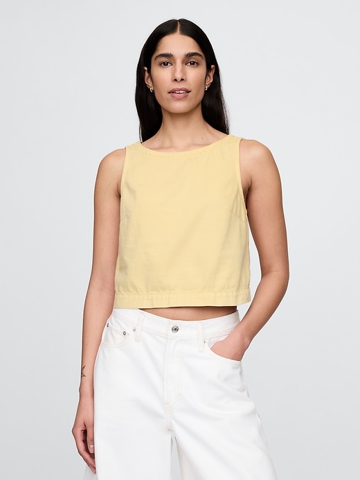 Image number 1 showing, UltraSoft Denim Shell Tank Top