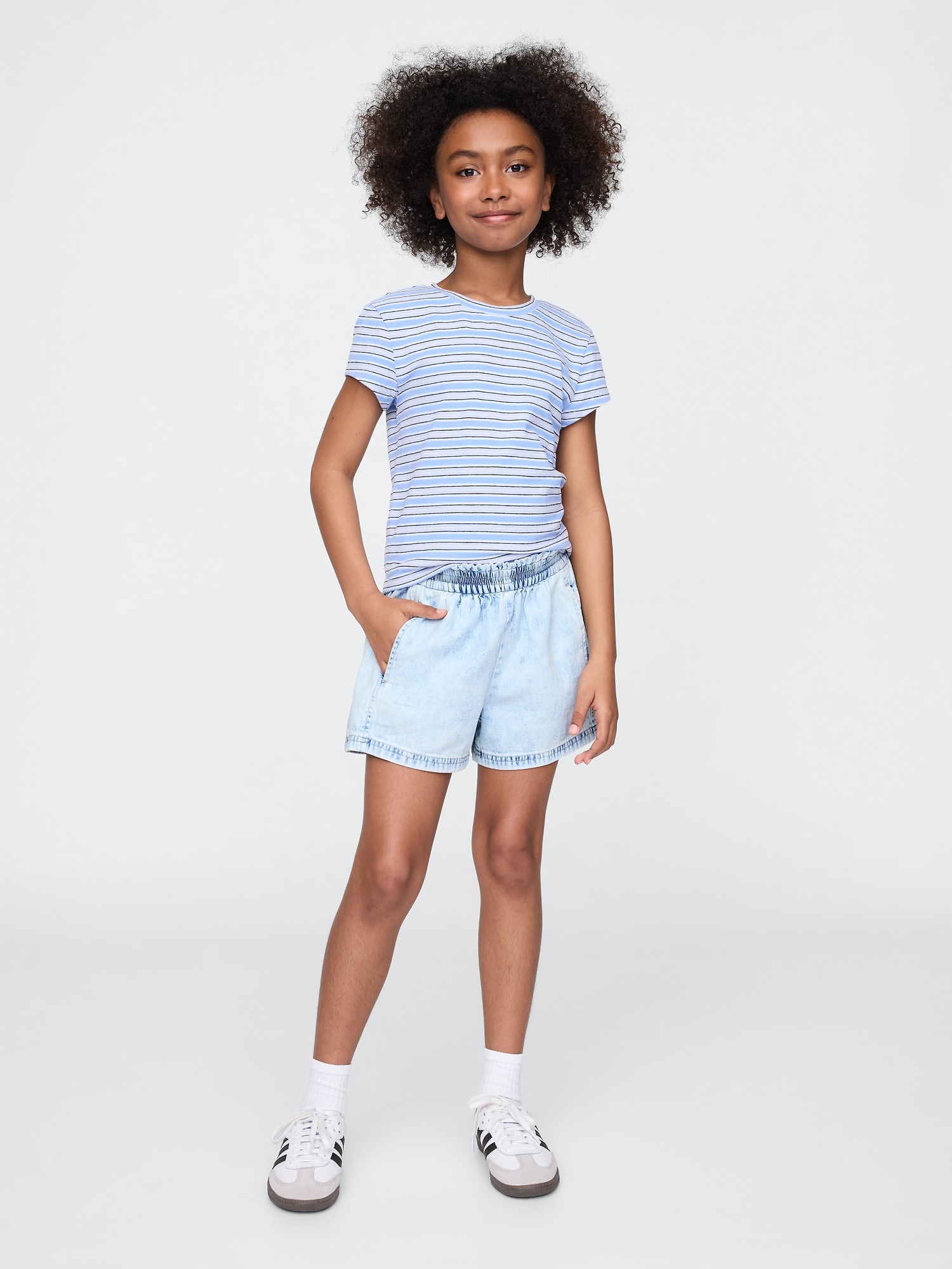 Kids Denim Easy Shorts