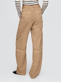 Mid Rise Easy Utility Barrel Pants