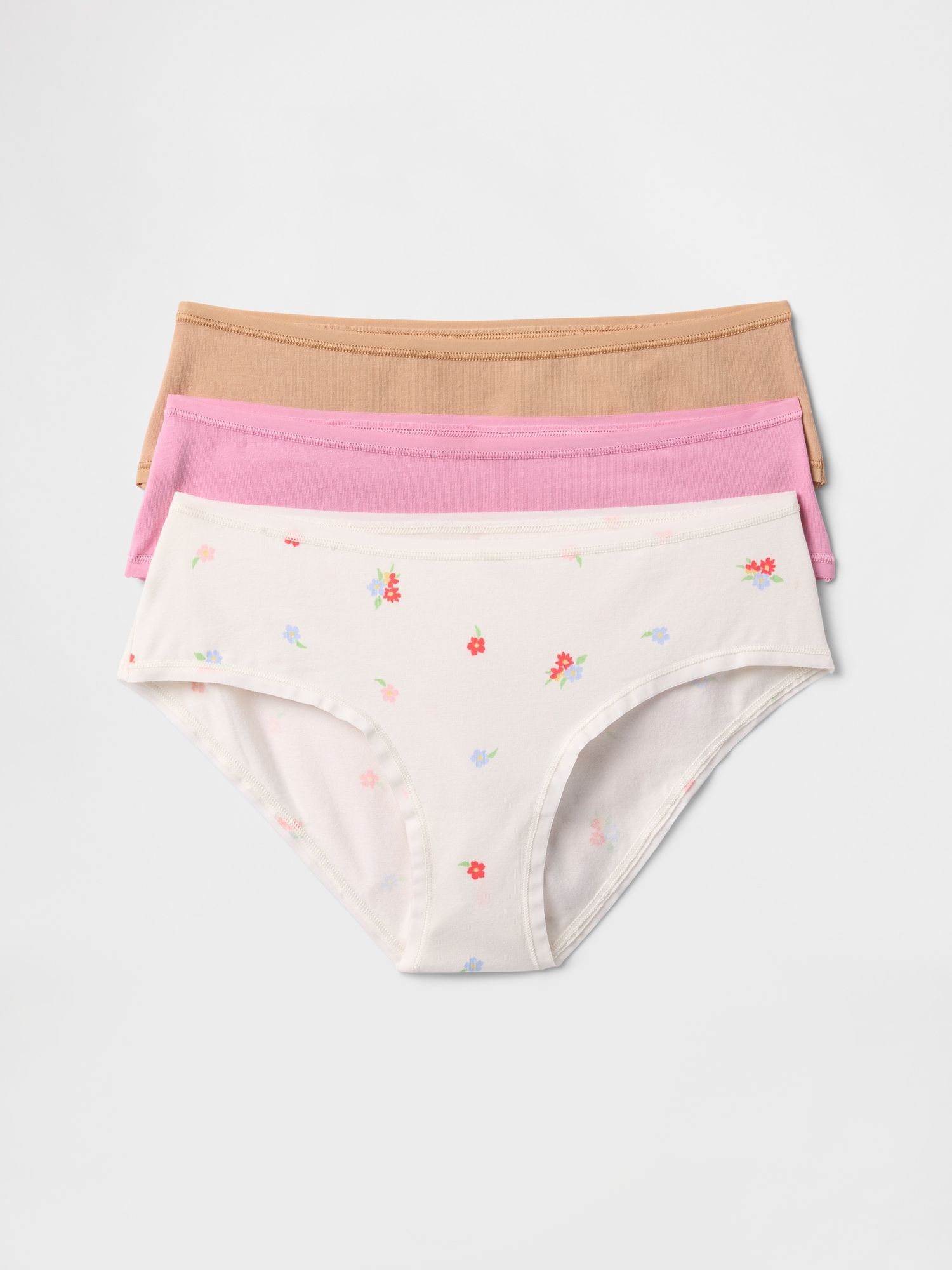 Organic Stretch Cotton Hipster (3-Pack)