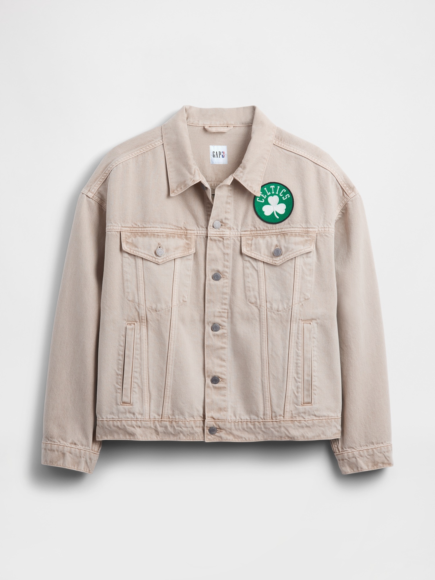Мужская куртка Gap NBA Miami Heat Icon Denim Jacket, цвет: Boston Celtics — фото 5