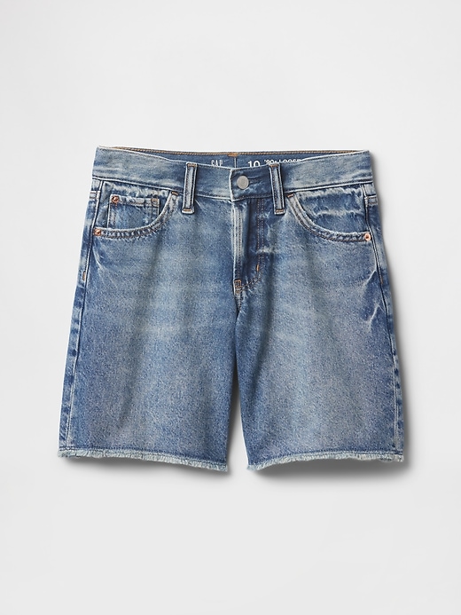 Image number 2 showing, Kids Low Rise Stride Denim Bermuda Shorts