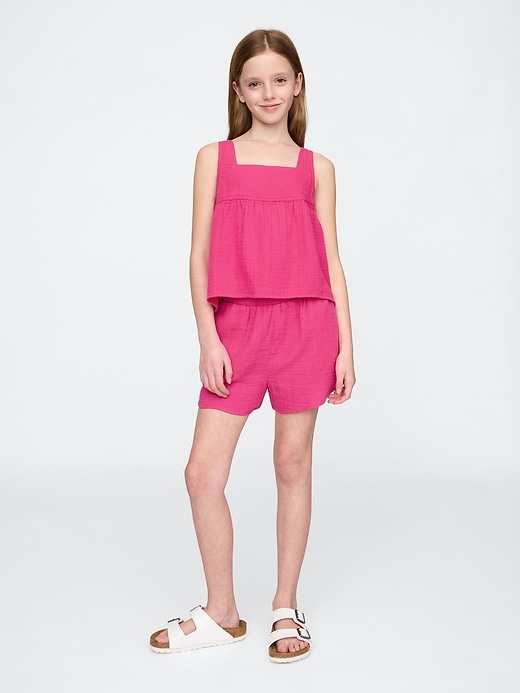 Image number 4 showing, Kids Crinkle Gauze Swing Top