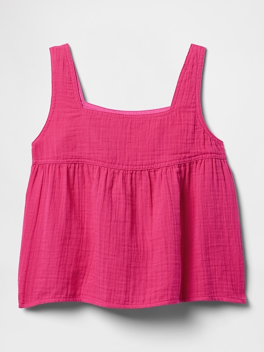 Image number 2 showing, Kids Crinkle Gauze Swing Top