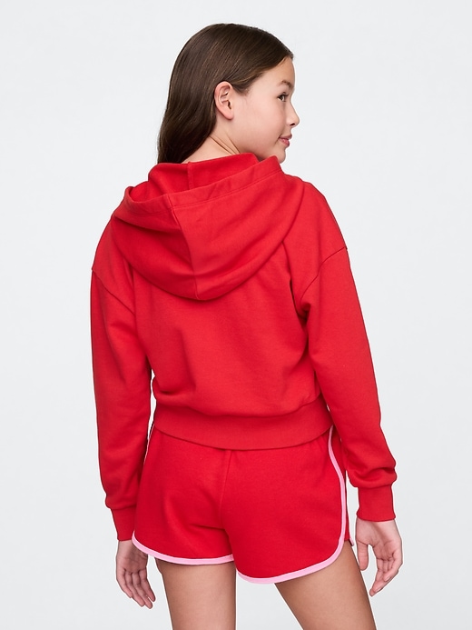 Image number 3 showing, Kids VintageSoft Cropped Logo Zip Hoodie