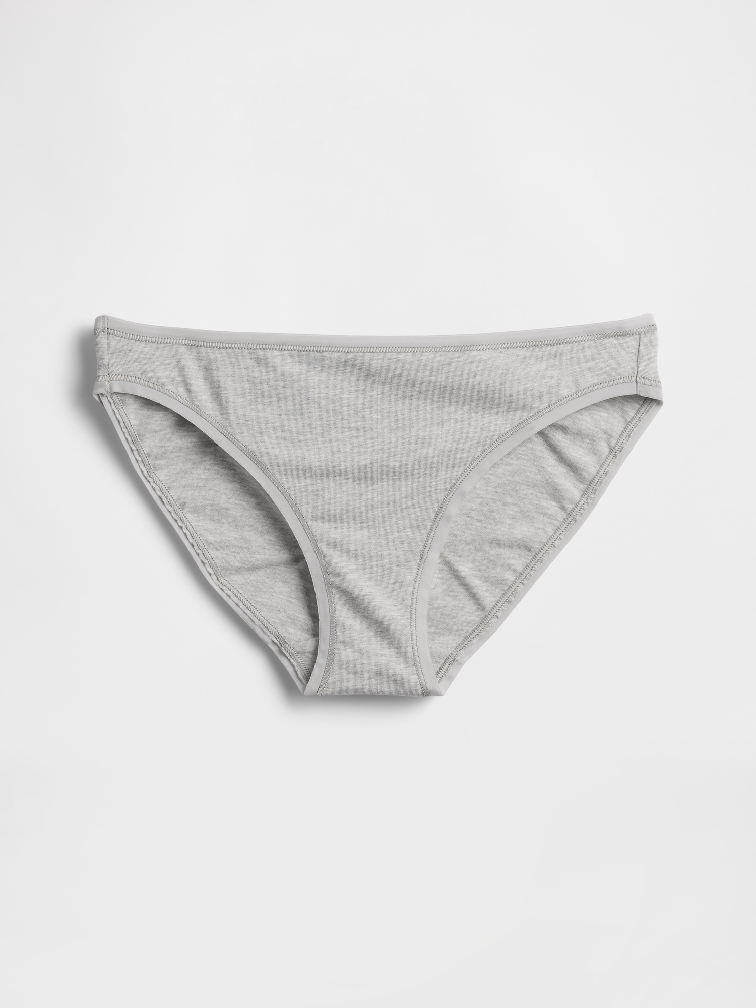 Gap Organic Stretch Cotton Bikini In Light Grey