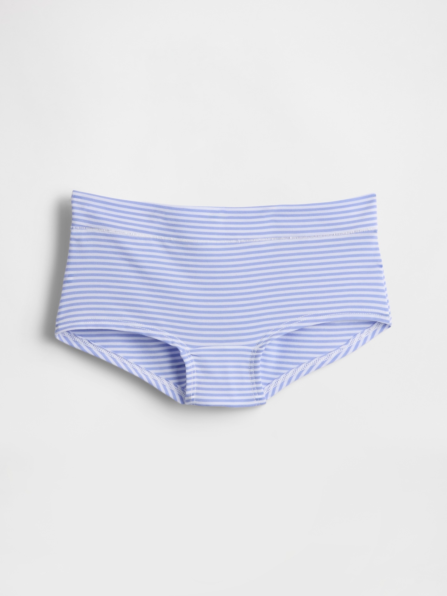 Gap Breathe Shorty In Blue And White Stripe