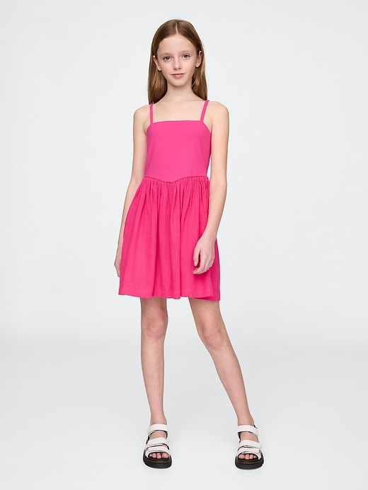 Image number 1 showing, Kids Mixed Media Dress