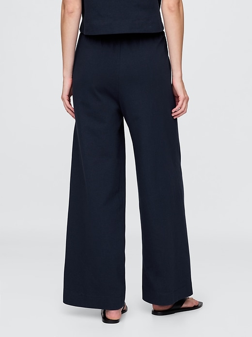 Image number 4 showing, Heavyweight Organic Cotton Wide-Leg Pants