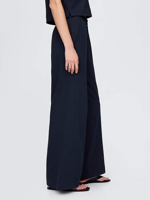 Image number 3 showing, Heavyweight Organic Cotton Wide-Leg Pants