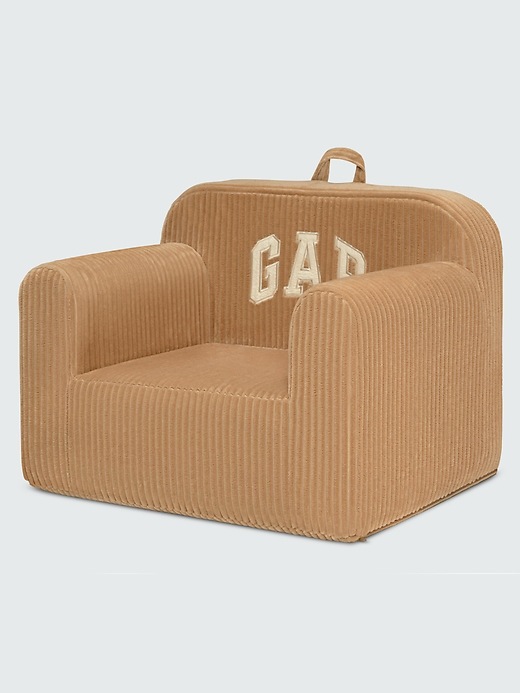 Image number 5 showing, Gap Ribbed Velour Logo Foam Chair