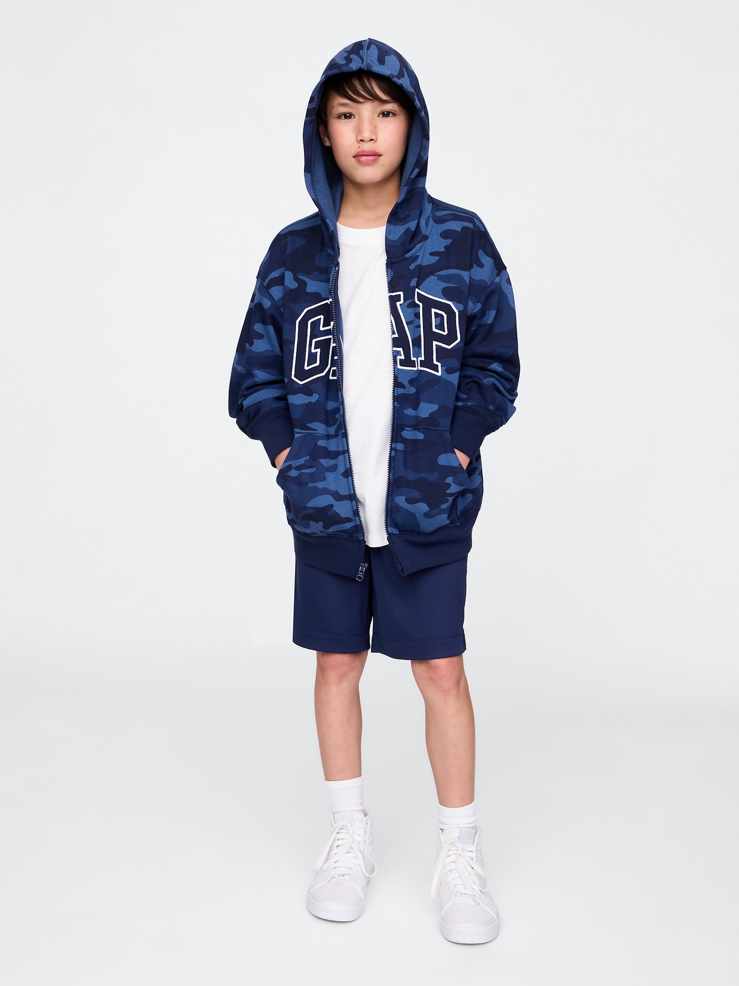 Kids GapFit 6" Recycled Mesh Easy Shorts