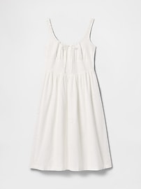 Eyelet Scoop Neck Dress
