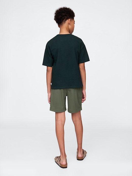 Image number 3 showing, Kids GapFit 6" Recycled Mesh Easy Shorts