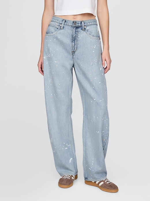 Image number 2 showing, High Rise UltraSoft Barrel Jeans