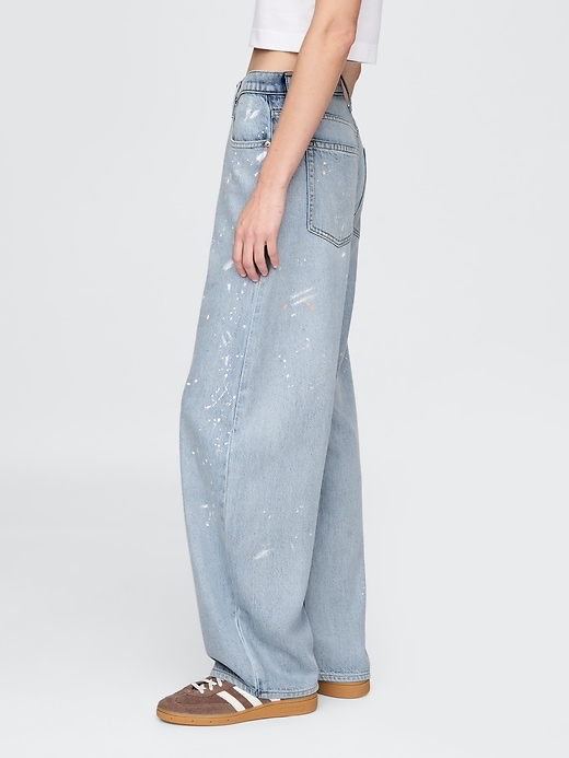 Image number 3 showing, High Rise UltraSoft Barrel Jeans