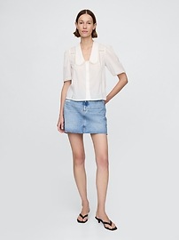 Lace Peter Pan Collar Top